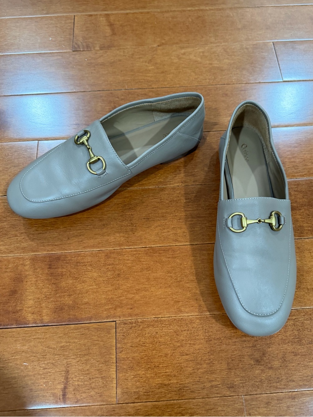 Quince Brown Slip On Italian Leather Horsebit Loafers Shoes Sz. 9